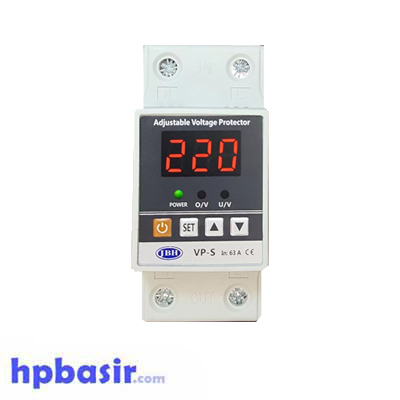 صصض2ص محافظ ولتاژ مرکزی JBH تک فاز 63A (25 آمپر) گارانتی اصلی – رله ای تک نمایشگر - Image 1